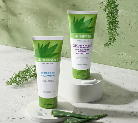 Herbal Aloe Soothing Gel &  Body Lotion
