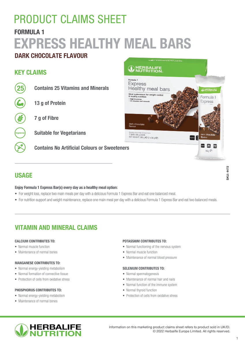 Express Healthy Meal Bars